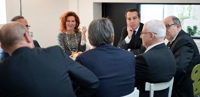 Am 30. November 2016 traf Bundeskanzler Christian Kern UnternehmerInnen zu einem Gespräch.