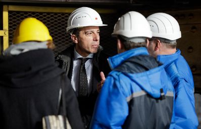 Am 12. Dezember 2016 besuchte Bundeskanzler Christian Kern (im Bild) den Betrieb Stahl Judenburg.