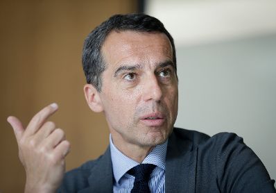 Christian Kern; Bundeskanzler der Republik Österreich vom 17. Mai 2016 bis 18. Dezember 2017.