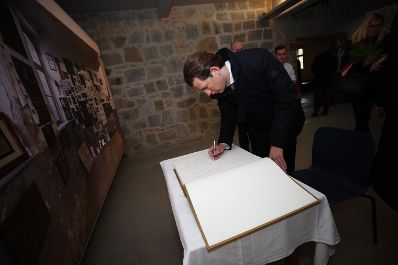 Am 5. Mai 2019 nahm Bundeskanzler Sebastian Kurz (im Bild) an der Gedenk- und Befreiungsfeier anlässlich der 74. Wiederkehr der Befreiung des KZ Mauthausens teil.