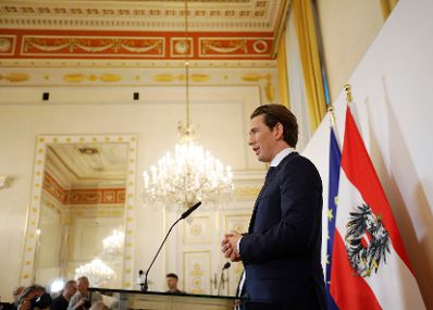 Am 20. Mai 2019 gab Bundeskanzler Sebastian Kurz eine Pressekonferenz zur aktuellen politischen Lage.