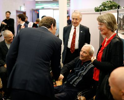 Am 4. Dezember 2018 nahm Bundeskanzler Sebastian Kurz (l.) an der Feier "60 Jahre Behindertensportverband Österreich" teil.