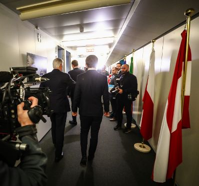 Am 13. Dezember 2018 setzte Bundeskanzler Sebastian Kurz seine Reise nach Brüssel anlässlich des EU-Gipfels fort.