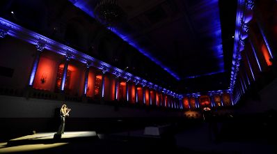 Am 17. Dezember 2018 begann das "Hochrangige Forum Afrika‑Europa". Im Bild Bundeskanzler Sebastian Kurz beim Abendempfang in der Spanischen Hofreitschule.