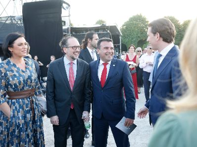 Am 18. Juni 2021 besucht Bundeskanzler Sebastian Kurz das Sommernachtskonzert im Schönbrunner Schlosspark.