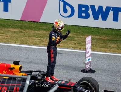 Am 27. Juni 2021 besuchte Bundeskanzler Sebastian Kurz den Formel 1 Grand Prix Austria in Spielberg. Im Bild Max Verstappen.
