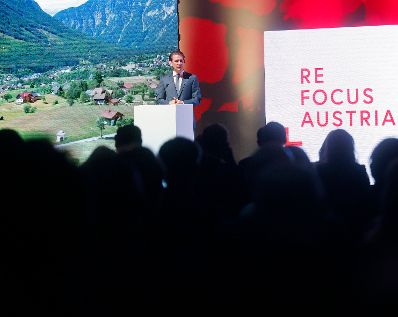 Am 7. September 2021 nahm Bundeskanzler Sebastian Kurz (im Bild) an der Botschafterkonferenz 2021 teil.