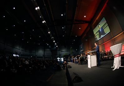 Am 16. September 2021 nahm Bundeskanzler Sebastian Kurz (r.) an der Haupttagung des 67. Österreichischen Gemeindetages teil.