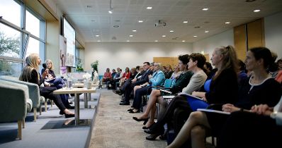 Am 17. April 2018 besuchte Bundesministerin Juliane Bogner-Strauß die Veranstaltung "100 Jahre Frauenwahlrecht" in Linz.
