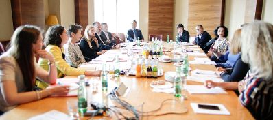 Am 16. Mai 2018 besuchte Bundesministerin Juliane Bogner-Strauß die Industriellenvereinigung in Wien.