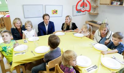 Am 2. Juli 2018 besuchte Bundesministerin Juliane Bogner-Strauß im Zuge eines Bundesländertags in Wien den St. Nikolaus Kindergarten.