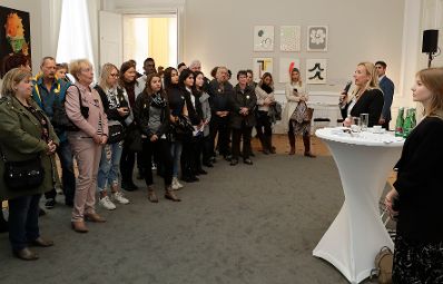 Am 26. Oktober 2018 empfing Bundesministerin Juliane Bogner-Strauß im Rahmen des Nationalfeiertags Besucherinnen und Besucher im Bundeskanzleramt.