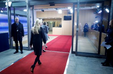 Am 26. November 2018 setzte Bundesministerin Juliane Bogner-Strauß (im Bild) ihre Reise nach Brüssel anlässlich des Formellen Jugendrates fort.