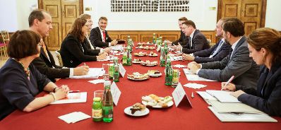 Am 14.September 2016 lud Kanzleramtsminister Thomas Drozda EU- Kommissarin Cecilia Malmström zu Hintergrundgesprächen ins Palais Dietrichstein.