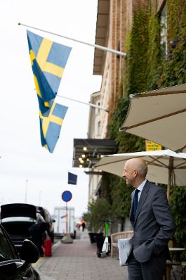 Am 22. September 2021 reiste Bundesminister Martin Kocher (im Bild) zu einem Arbeitsbesuch nach Stockholm.