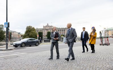 Am 22. September 2021 reiste Bundesminister Martin Kocher (im Bild) zu einem Arbeitsbesuch nach Stockholm.