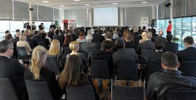 Am 10. April 2013 hielt Staatssekretär Josef Ostermayer (im Bild) bei der Fachveranstaltung „15 Jahre Privatradio in Österreich“ die Begrüßungsrede.