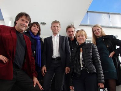 Am 17. Oktober 2014 besuchte Kunst- und Kulturminister Josef Ostermayer die Galerie Thoman im Zuge seiner Bundesländertour durch Tirol.