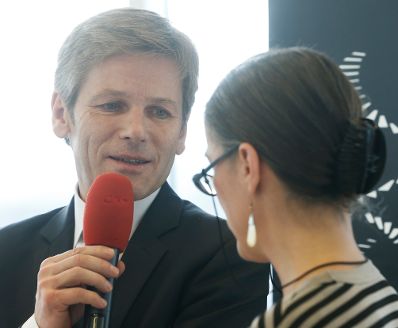 Am 18. Dezember 2014 sprach Kunst- und Kulturminister Josef Ostermayer (im Bild) bei der Nominierungspressekonferenz des Österreichischen Filmpreises.