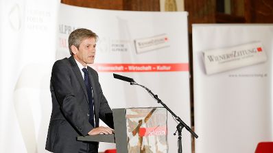 Am 1. Oktober 2015 hielt Kunst- und Kulturminister Josef Ostermayer (im Bild) eine Festrede anlässlich 70 Jahre Wiedererrichtung der Pressefreiheit in Österreich im Schloss Belvedere.