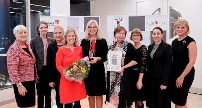 Am 24. Oktober 2019 eröffnete Bundesministerin Ines Stilling die Preisverleihung der frauen- und familienfreundlichsten Betriebe Wien 2019.