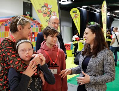 Am 15. November 2019 eröffnete Bundesministerin Ines Stilling das Wiener Spielefest im Austria Center Vienna.