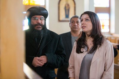 Am 1. Dezember 2016 traf Staatssekretärin Muna Duzdar den Bischof Gabriel anlässlich seines Antrittsbesuches.