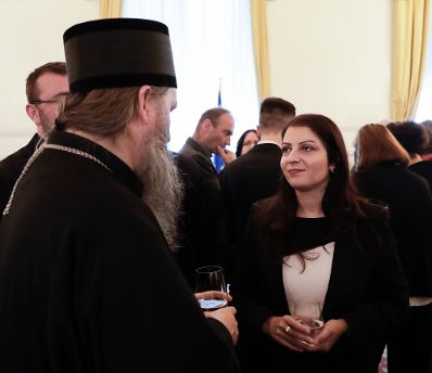 Am 24. Oktober 2017 lud Staatssekretärin Muna Duzdar (im Bild) anlässlich des „500 Jahre Reformation“ Jubiläums zu einem Empfang in das Bundeskanzleramt.