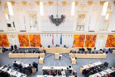 Am 21. Dezember 2021 nahm Staatssekretärin Claudia Plakolm an der Plenarsitzungen des Bundesrates teil.