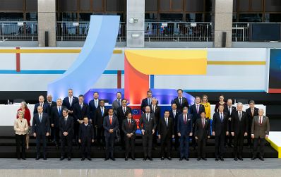 Am 14. Dezember 2022 nahm Bundeskanzler Karl Nehammer am ASEAN-Gipfeltreffen teil. Im Bild beim Gruppenfoto.