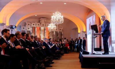 Am 15. Februar 2024 nahm Bundeskanzler Karl Nehammer an der Veranstaltung #InvestInAustria teil.