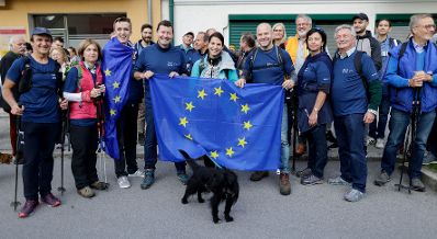 Am 16. Oktober 2021 nahm Bundesministerin Karoline Edtstadler an der EU-Zukunftswanderung auf den Gaisberg teil.