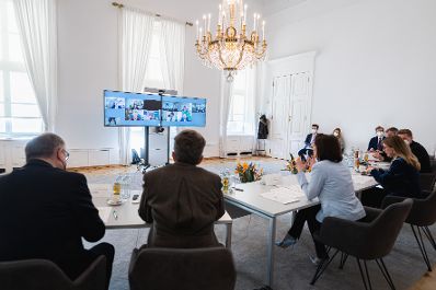 Am 2. Februar 2022 nahm Bundesministerin Karoline Edtstadler an der Videokonferenz zum Thema „Fit for 55“ teil.