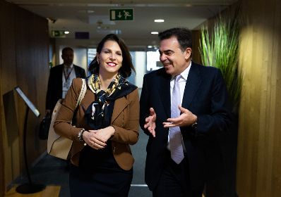 Am 25. Oktober 2022 reiste Bundesministerin Karoline Edtstadler nach Brüssel.