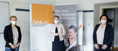 Am 12. März 2021 besuchte Bundesministerin Susanne Raab die Österreichische Plattform für Alleinerziehende.