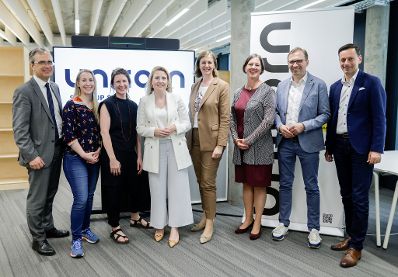 Am 23. Mai 2022 besuchte Bundesministerin Susanne Raab im Rahmen ihres Bundesländertags in Graz das UNICORN Startup & Innovation Hub.