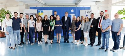 Am 24. Mai 2022 besuchte Bundesministerin Susanne Raab das Jüdische Berufliche Bildungszentrum in Wien.