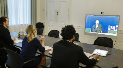 Am 23. Jänner 2023 nahm Bundesministerin Susanne Raab an einer Videokonferenz mit dem schwedischen Minister Johan Pehrson teil.