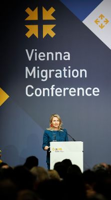 Am 10. Oktober 2023 nahm Bundesministerin Susanne Raab an der Vienna Migration Conference 2023 teil.