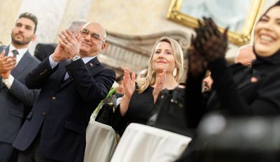 Am 30. Jänner 2024 nahm Bundesministerin Susanne Raab (m.) an der Festveranstaltung 100 Jahre Freundschaftsvertrag "Österreich/Türkei" teil.
