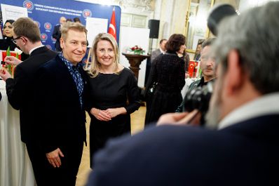 Am 30. Jänner 2024 nahm Bundesministerin Susanne Raab (r.) an der Festveranstaltung 100 Jahre Freundschaftsvertrag "Österreich/Türkei" teil.