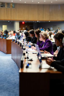 Am 12. März 2024 nahm Bundesministerin Susanne Raab im Zuge eines mehrtägigem Arbeitsbesuches in New York am „Ministerial Roundtable“ der UNO teil.