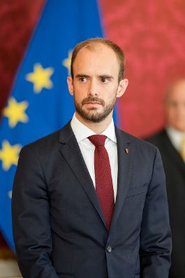 Am 11. Mai 2022 wurde Staatssekretär Florian Tursky (im Bild) angelobt.