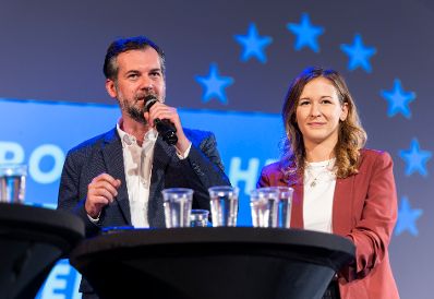 Am 10. November 2022 besuchten Bundesministerin Karoline Edtstadler und Staatssekretärin Claudia Plakolm die Abschlussveranstaltung des Europäischen Jahres der Jugend.