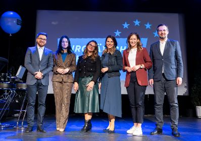 Am 10. November 2022 besuchten Bundesministerin Karoline Edtstadler und Staatssekretärin Claudia Plakolm die Abschlussveranstaltung des Europäischen Jahres der Jugend.